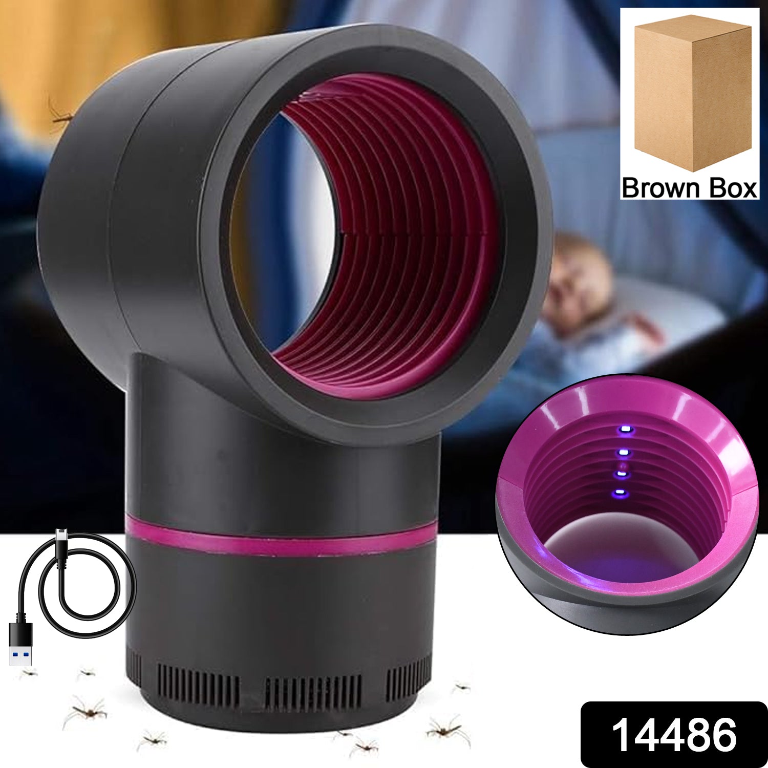 Usb Electric Mosquito Killer Lamp